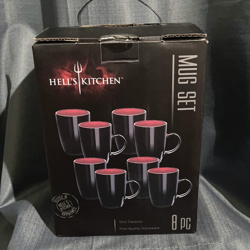 Set of Eight Hell's Kitchen Mug 12oz